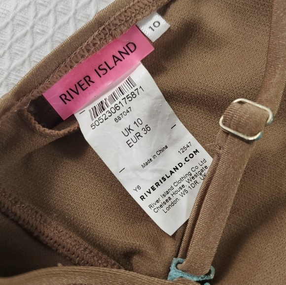 River Island Beaded Boho Gypsy Bikini Top - Picture 5 of 6